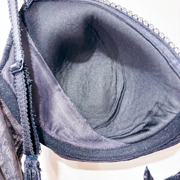 BALI Black Lace Bra | Classic Underwire 36C Support Lingerie * - Picture 5 of 6